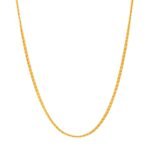 Fashion Frill Gold Plated Necklace Jewellery Neck Chain For Men Women Girls Boys Wedding Jewelry Gift (FF387) - Fast Shipping to USA & Canada