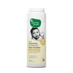 Mother Sparsh Simply Unscented All Natural Baby Powder- 200g | Ultra Gentle Formula with Natural Oatmeal | Talc Free Baby Dusting Powder For Sensitive, Dry & Normal Skin - Fast Shipping to USA & Canada
