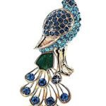 YouBella Jewellery Gracias Collection Peacock Shape 10 Cm Long Pendant/Necklace for Women and Girls - Fast Shipping to USA & Canada