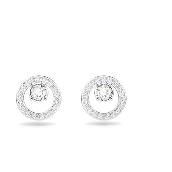 Swarovski Creativity Circle Necklace, Earrings, and Bracelet Jewelry Collection, Clear Crystals - Fast Shipping to USA & Canada