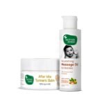 Mother Sparsh Nourishing Baby Massage Oil (100ml) with After Bite Turmeric Balm for Babies (25g) | Combo Pack for Babies - Fast Shipping to USA & Canada