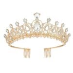 Shining Diva Fashion Crystal Tiara and Crown for Women Stylish Headband Crowns with Comb Tiaras for Girls Kids Queen Princess Wedding Bridal Birthday Gift Hair Accessories - Fast Shipping to USA & Canada