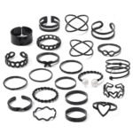 Shining Diva Fashion Set of 22 Latest Stylish Rings for Women and Girls (15279r) - Fast Shipping to USA & Canada