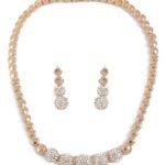 Shining Diva Fashion Latest Stylish Design Fancy Earrings Necklace Jewellery Set for Women (16045s) - Fast Shipping to USA & Canada