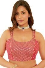 Soch Womens Fuchsia Embellished Tissue Co-ord Set - Fast Shipping to USA & Canada - Image 7