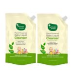 Mother Sparsh Natural Baby Liquid Cleanser (Powered by Plants) Cleanser for Baby Bottles, Nipples, Accessories and Toys, Refill Pack (1L) - Fast Shipping to USA & Canada