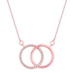 GIVA 925 Silver Rose Gold Alluring Necklace | Gifts for Girlfriend,Pendant to Gift Women & Girls | With Certificate of Authenticity and 925 Stamp | 6 Month Warranty*