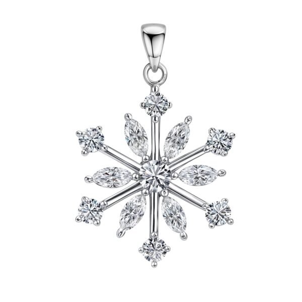 HighSpark 925 Silver Solitaire Designer Pendant - Fast Shipping to USA & Canada