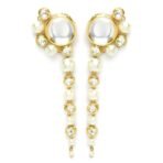 Karatcart Polki Kundan Peal Drop Earrings for Women - Fast Shipping to USA & Canada