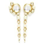 Karatcart Polki Kundan Peal Drop Earrings for Women - Fast Shipping to USA & Canada