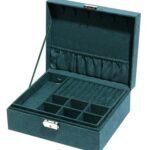 YouBella Jewellery Organiser Jewellery Box Organiser MultiLayer Velvet Portable Storage Box Case with Dividers Container for Rings, Earrings, Necklace Home Organizer (Green) (Style 2) - Fast Shipping to USA & Canada