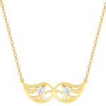 GIVA 925 Silver 18k Gold Plated Rose Gold Zircon Necklace | Gifts for Women & Girls