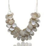 DCA Shell Seep Indian Western Latest Trendy Fashion Jewellery Mala Necklace for Women and Girls(4514) - Fast Shipping to USA & Canada