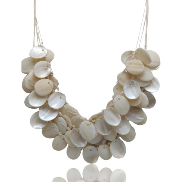 DCA Shell Seep Indian Western Latest Trendy Fashion Jewellery Mala Necklace for Women and Girls(4514) - Fast Shipping to USA & Canada