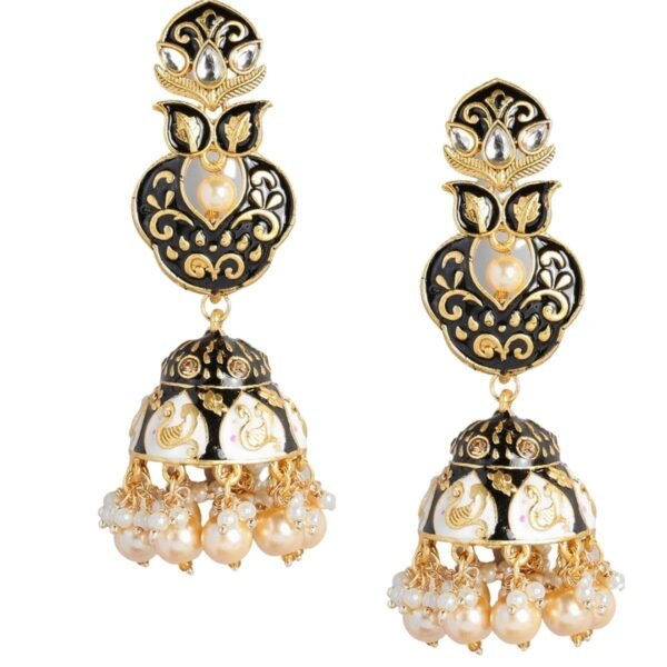 AccessHer stylish fancy Gold Plated Dome Shaped Jhumkas for women and girls - Fast Shipping to USA & Canada