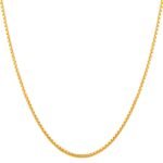 Fashion Frill Elegant Golden Chain For Women Gold Plated Neck Wear Necklace Golden Chains For Men Boys Women Girls Long Chain Anniverysary Love Gifts 28 Inches Chains Jewellery - Fast Shipping to USA & Canada