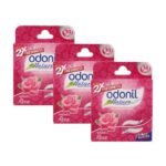 Odonil Block, Rose - 50 g (Pack of 3) - Fast Shipping to USA & Canada