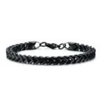 Fashion Frill Stylish Bracelet for Men Stainless Steel Hand Chain Band Jewellery Accessories For Boys Gift for Husband & Boyfriend - Fast Shipping to USA & Canada