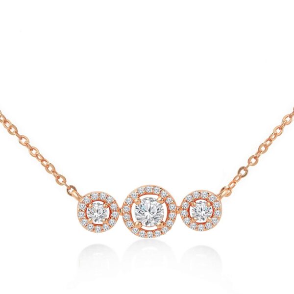 MINUTIAE Pendant Necklace Austrian Cubic Zirconia Extendable Chain for Women & Girls - Fast Shipping to USA & Canada