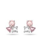 SWAROVSKI Women Attract Earrings, Multicolored, Rhodium Finish - Fast Shipping to USA & Canada