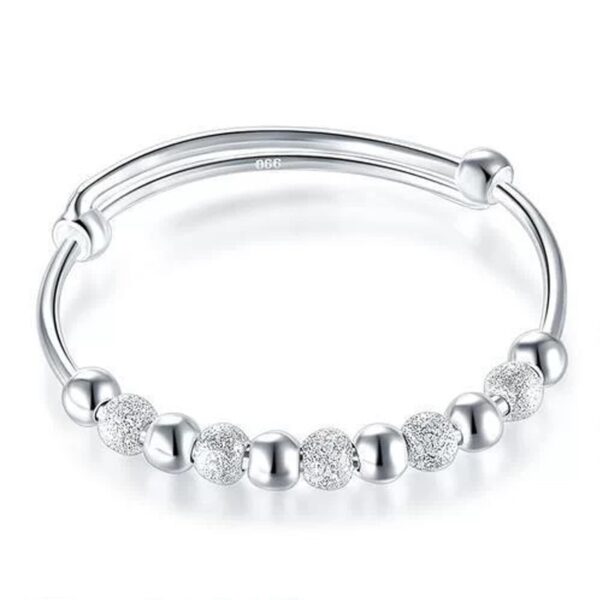 Fashion Frill Adorable Silver Bracelet For Women Simulated Pearl Sterling Silver Bracelet For Women Girls Love Gifts Jewellery For Women and girls - Fast Shipping to USA & Canada