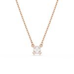 Swarovski Women's Stilla Pendant, Square Cut, White, Rose Gold-Tone Plated - Fast Shipping to USA & Canada