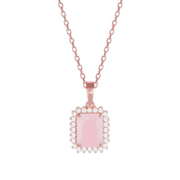 GIVA 925 Silver Rosegold Fairytale Pendant With Link Chain | Gifts for Girlfriend, Gifts for Women and Girls |With Certificate of Authenticity and 925 Stamp | 6 Month Warranty*