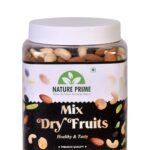 Nature Prime Premium Mix Dry Fruits and Nuts with Almonds| Cashew| Kishmish | Apricot | Black Raisins | kiwi | Dry Fruits, Seeds & Nuts - 900 gm - Fast Shipping to USA & Canada