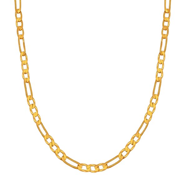 Fashion Frill Trending Silver Golden Chain With Temperature Ring For Men Boys Girls Pack of 4 - Fast Shipping to USA & Canada