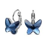 Shining Diva Fashion Italian Designer Copper Earrings for Women (Blue)(9794er) - Fast Shipping to USA & Canada