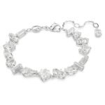 Swarovski Mesmera bracelet, Mixed cuts, White, Rhodium plated - Fast Shipping to USA & Canada