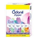 Odonil Bathroom Air Freshener Zipper Mix - 50g (10gx5) | Assorted Pack | Instant & Long Lasting Fragrance | Lasts upto 30 days | Germ Protection | Air Freshener for Bathroom, Toilet, Home & Office - Fast Shipping to USA & Canada