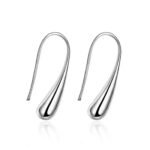 Nilu's Collection Trendy Water Drop Stud Earrings for Girls and Women (Rose Gold) - Fast Shipping to USA & Canada