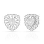 ANAYRA 925 Sterling Silver Elegant Heart Stud Earrings | Hallmark Certified Jewellery Gift - Fast Shipping to USA & Canada
