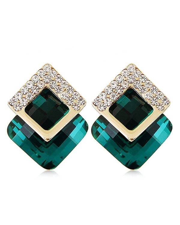 YouBella Jewellery for women earings Gold Plated Crystal Stud Tops Earrings for Girls and Women - Fast Shipping to USA & Canada