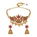 Shining Diva Fashion Latest Stylish Design Fancy Choker Traditional Necklace Jewellery Set for Women - Fast Shipping to USA & Canada