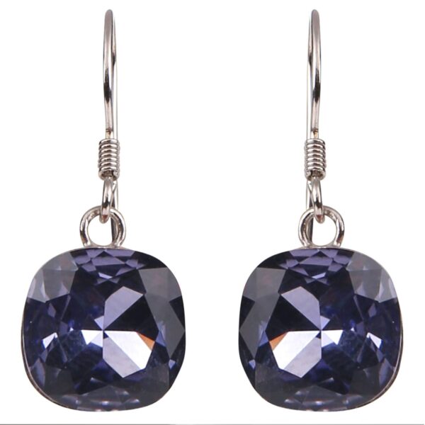 Ananth Jewels 925 BIS HALLMARKED Silver Made with Swarovski Elements Large Crystal Stud Earrings for Women - Fast Shipping to USA & Canada