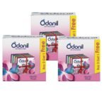 Odonil Bathroom Air Freshener Blocks Mix - 75Gm (Pack Of 3) - Assorted - Fast Shipping to USA & Canada
