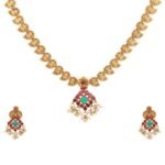 NAITRI | Handcrafted Traditional Necklace Set with Earrings - Fast Shipping to USA & Canada