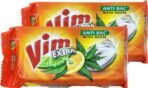 Vim Extra Anti-Bacterial With Neem Dishwash Bar 150g ( pack of 2 ) - Fast Shipping to USA & Canada