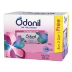 Odonil Bathroom Air Freshener Blocks 100g - Buy 3 + 1 Free| Mixed Fragrance | With Odour Buster Technology - Fast Shipping to USA & Canada