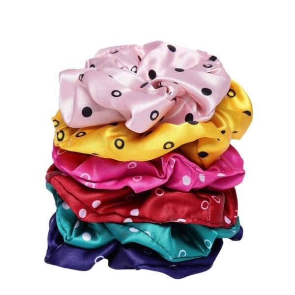 ACCESSHER Silk Satin Scarf/Ties/Elastic Bands/Ponytail Holder/Bobbles Vintage Accessories Hair Scrunchies for Women(6 pcs) Multi - Fast Shipping to USA & Canada