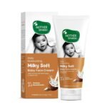 Mother Sparsh Milky Soft Baby Face Cream | Daily Moisturizing Face Cream for Babies With Coconut Oil, Milk Protein & Vitamin B5 | Non Sticky Baby Cream Prevents Dryness- (50g) - Fast Shipping to USA & Canada