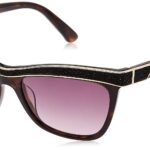 SWAROVSKI Women's Non-Polarized Heart Sunglasses Gradient brown Lens Color (Medium) - Fast Shipping to USA & Canada