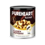 Pureheart Nutreat Pepperfry Cashews (333 gm) Inspired by Iconic Malabar Dish, Premium Salted Black Pepper Cashew Nuts/Kaju Dry Fruit, Roasted Cashews with Aroma & Freshly Ground Pepper - Fast Shipping to USA & Canada