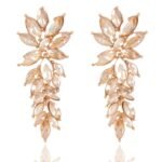 Shining Diva Fashion Luxury Austrian Crystal Earrings for Women & Girls | Celebrity Inspired Italian Designer Earrings | Latest Stylish Fancy Zircon Party Earrings - Fast Shipping to USA & Canada