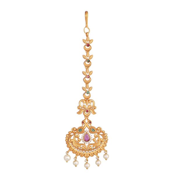 Tarinika Anushka Peacock Maang Tikka with Warranty ? Fast Shipping to USA & Canada