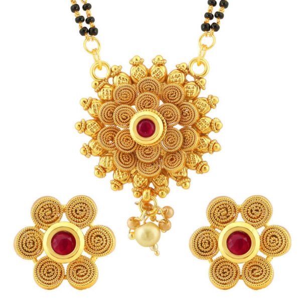 Sukkhi Floral Mangalsutra Set - Fast Shipping to USA & Canada