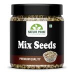 Nature Prime Premium 3 in 1 Mix Seeds for Eating - 300gm (Pumkin Sunflower and Roasted Flax Seed) | Mix Seeds | Immunity Booster Diet Pack (Jar Pack) - Fast Shipping to USA & Canada