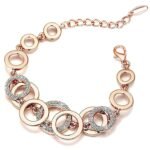 Shining Diva Fashion AAA Crystal 18k Rose Gold Stylish Jewellery for Women and Girls - Fast Shipping to USA & Canada